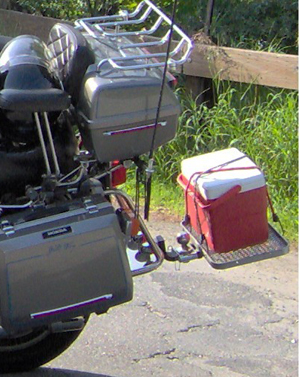 Bumper hitch rig - www.Motorcycles123.com
