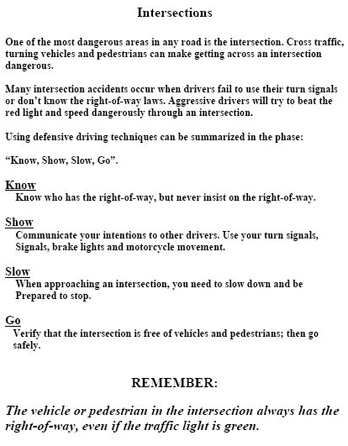 Defensive Driving Pic 2 - www.Motorcycles123.com